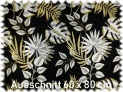 Jacquard Flachgewebe Möbelstoff Mureli Schwarz / Weiss / Gelb -Modegeschäft Für Inneneinrichtung Mureli1