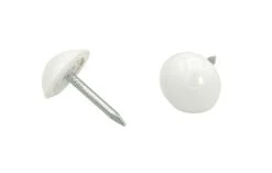 Plastik Ziernägel Weiss Rostfrei A10/12 250 Stück - 10mm