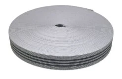 50 Meter Polster Gummigurte Elastikmaterial Anthrazit Fest 5 Cm Breit Dehnung 45 %