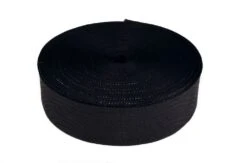 50 Meter Polster Gurte Polyester Unelastisch Schwarz