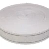 50 Meter Polster Rücken Gummigurte Elastikmaterial Weiss 6 Cm Breit / 2 Streifen Dehnung 100 %