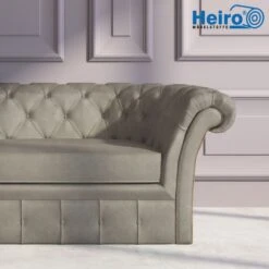 VintageKunstleder PU London Antik Hellgrau -Modegeschäft Für Inneneinrichtung Polstereibedarf Kunstleder London Antik Hellgrau