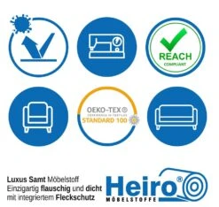 Edler Samt Velours Möbelstoff Heiro Luxus Aubergine Mit Fleckschutz -Modegeschäft Für Inneneinrichtung Polstereibedarf Online Anwendungsgrafik Heiro Luxus1 15