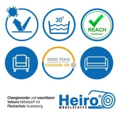 Möbelstoff Velours Heirosoft Choco Mit Fleckschutz -Modegeschäft Für Inneneinrichtung Polstereibedarf Online Anwendungsgrafik Heirosoft Velours1 1