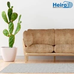 Edler Samt Velours Möbelstoff Heiro Luxus Taupe Mit Fleckschutz -Modegeschäft Für Inneneinrichtung Polstereibedarf Samt Taupe