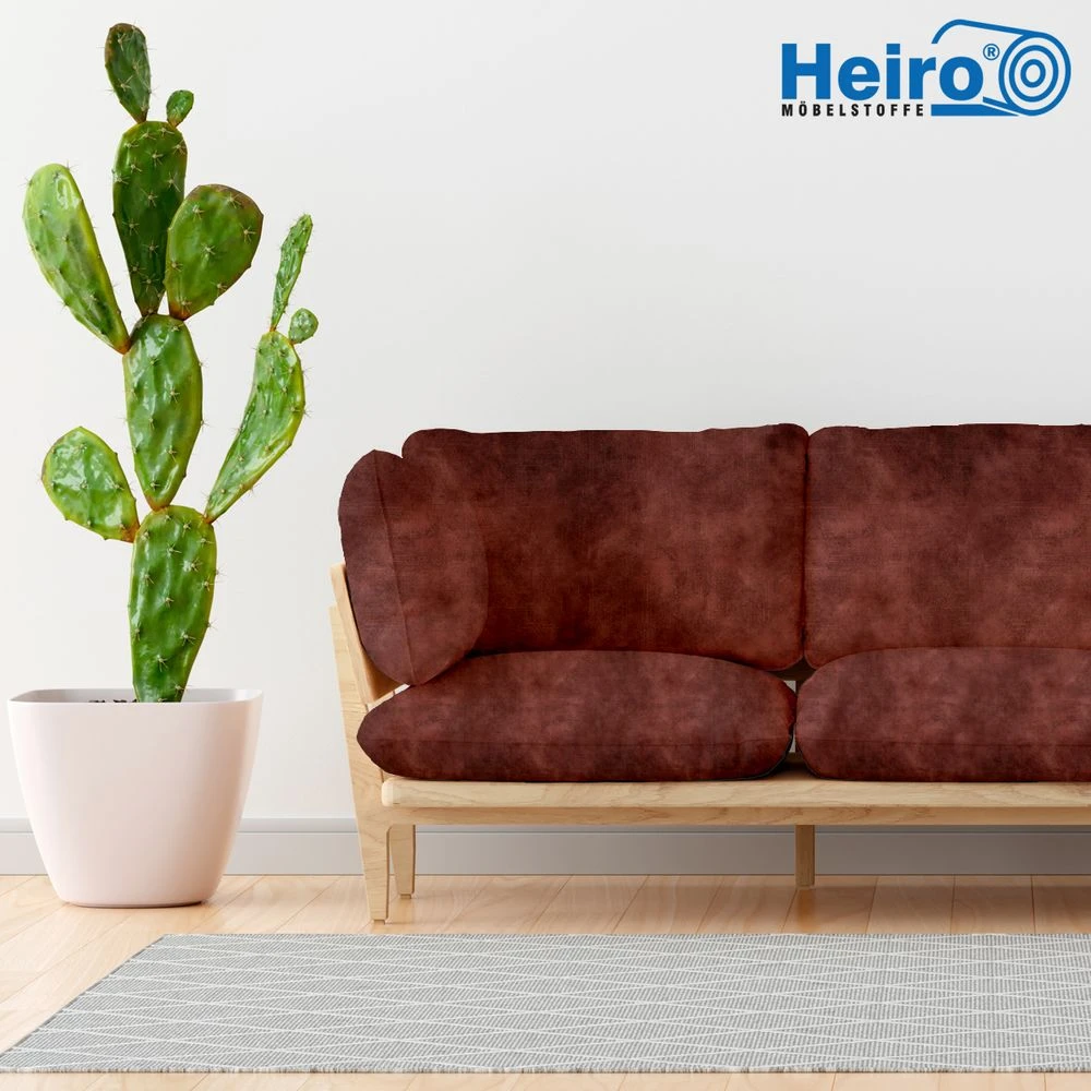 Edler Samt Velours Möbelstoff Heiro Luxus Weinrot Mit Fleckschutz 2 Edler Samt Velours Möbelstoff Heiro Luxus Weinrot Mit Fleckschutz – Bild 2