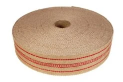 50 Meter Polster Jute Gurte Extra Fest Rot
