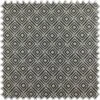 Jacquard Flachgewebe Möbelstoff Rhombus Schwarz / Weiss