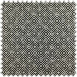 Jacquard Flachgewebe Möbelstoff Rhombus Schwarz / Weiss