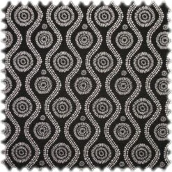 Jacquard Flachgewebe Möbelstoff Versus Schwarz / Weiß