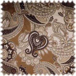 AKTION Hochwertiger Viskose Samt Möbelstoff Vivolo Braun