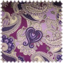 AKTION Hochwertiger Viskose Samt Möbelstoff Vivolo Lila