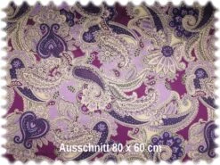 AKTION Hochwertiger Viskose Samt Möbelstoff Vivolo Lila -Modegeschäft Für Inneneinrichtung Vivolo CA1433 080 1005 2