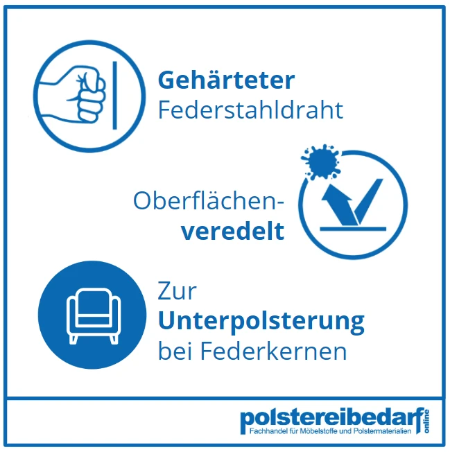 Nosag Wellenfeder 64cm X 4,5cm Stärke 3,8mm 4 Nosag Wellenfeder 64cm X 4,5cm Stärke 3,8mm – Bild 4