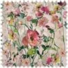 Clarke & Clarke Baumwoll Möbelstoff Wild Meadow Rosa