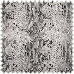 AKTION Möbelstoff Hazard Hellgrau In Schlangenoptik