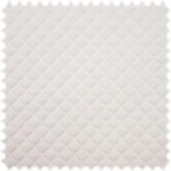 AKTION Stepp Velours Möbelstoff Stitched City Weiß 3 Lagig