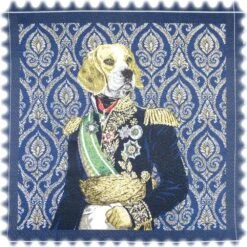 AKTION Jacquard Flachgewebe Möbelstoff Pop Art Napoleon