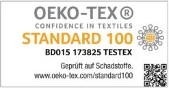 UV Beständiger Outdoor & Boot Möbelstoff Yacht Uni Anthrazit Mit Sanitized®Ausrüstung -Modegeschäft Für Inneneinrichtung oekotex Label Testex 13