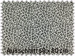 Jacquard Flachgewebe Möbelstoff Gepard Schwarz / Weiss -Modegeschäft Für Inneneinrichtung polstereibedarf online gepard neu 3