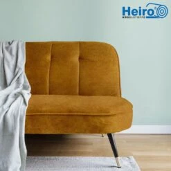 Microfaser Möbelstoff Uni Lederoptik Fresh Gelb -Modegeschäft Für Inneneinrichtung vintage Lederoptik Mockup gelb