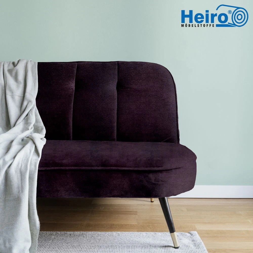 Microfaser Möbelstoff Uni Lederoptik Fresh Lila 3 Microfaser Möbelstoff Uni Lederoptik Fresh Lila – Bild 3